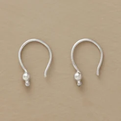 Sterling Silver Double Dot Earrings