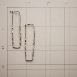 Rectangular Hoop Earrings