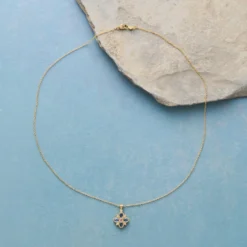 Blue Starflower Necklace