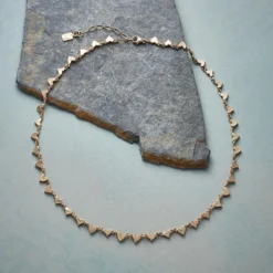 14kt Yellow Chain Of Hearts Necklace -Radiant Jewels 33c11a75 2293 45b6 a8ca 9e7c078b4f04