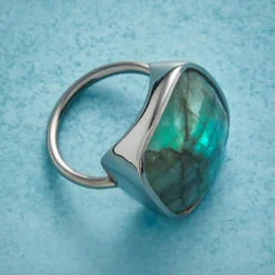 Earthy Emerald Ring