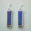 Lapis Pillar Earrings
