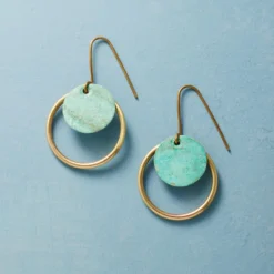Brass Patina Earrings