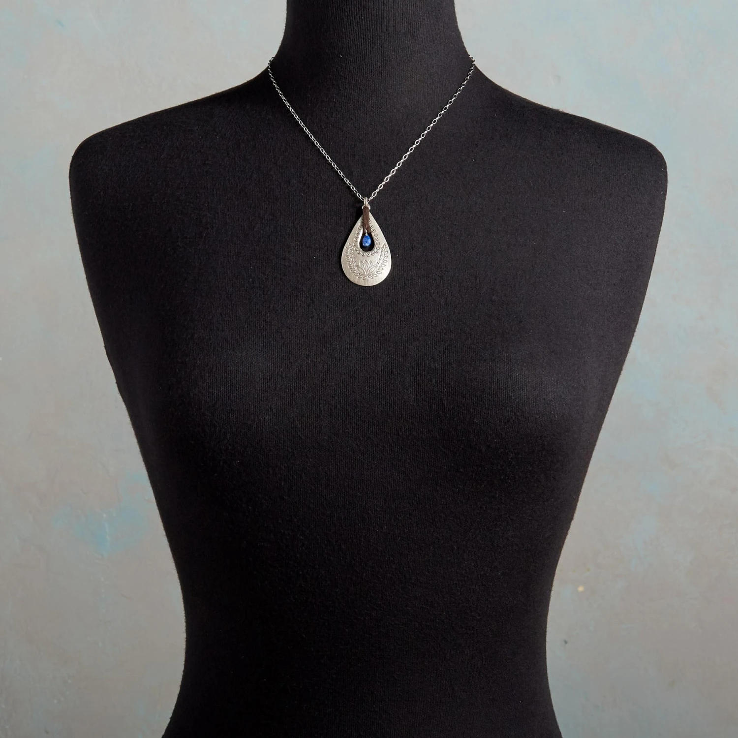 Blue Lotus Necklace 1 Blue Lotus Necklace