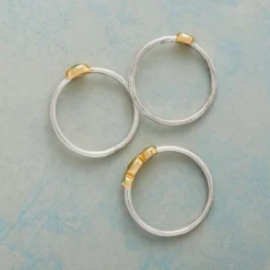 Dot Dot Peridot Ring Trio