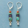 Turquoise Freefall Earrings