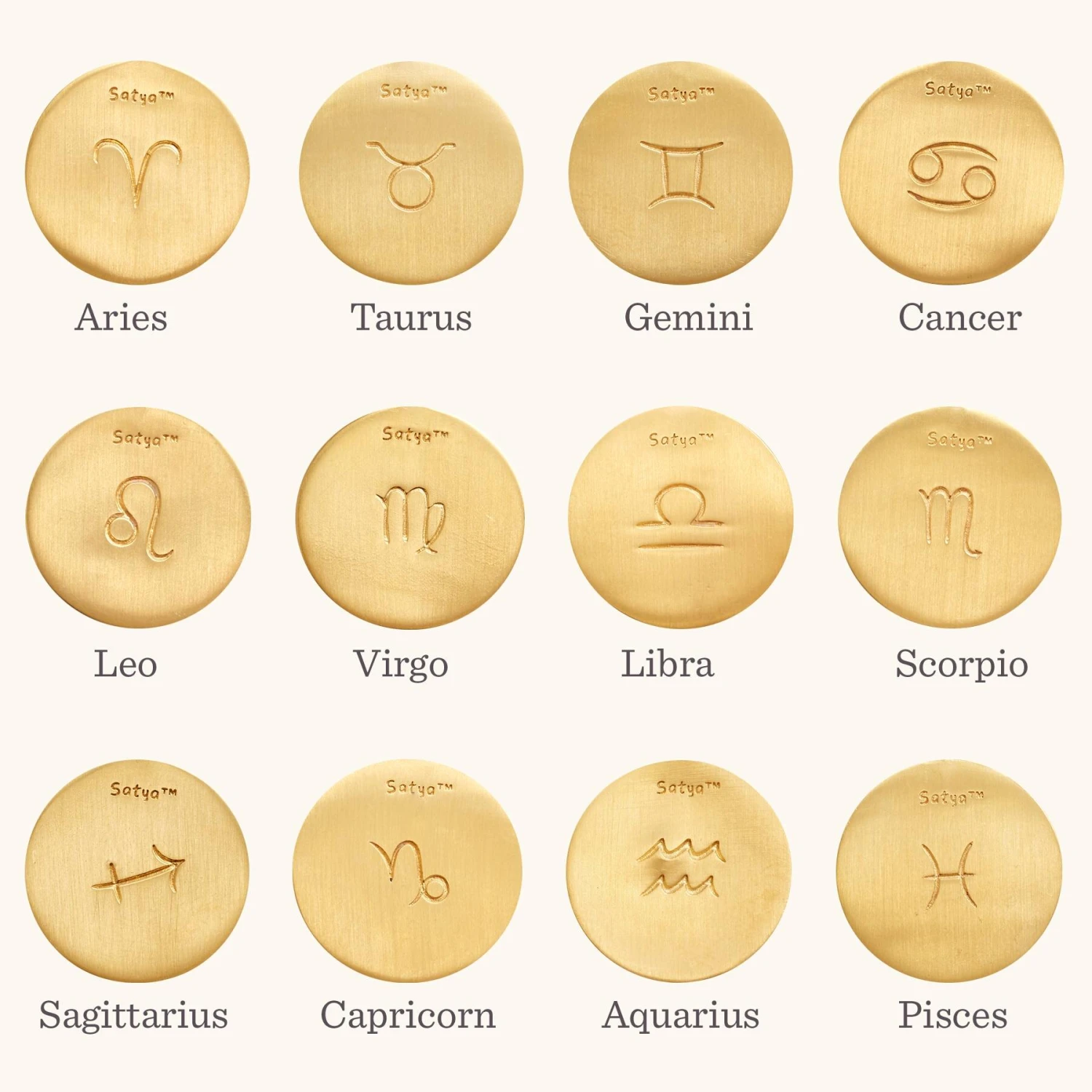 Gold Plate Zodiac Constellation Necklace 3 Gold Plate Zodiac Constellation Necklace - Image 3