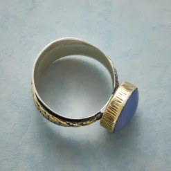 Chalcedony Corset Ring